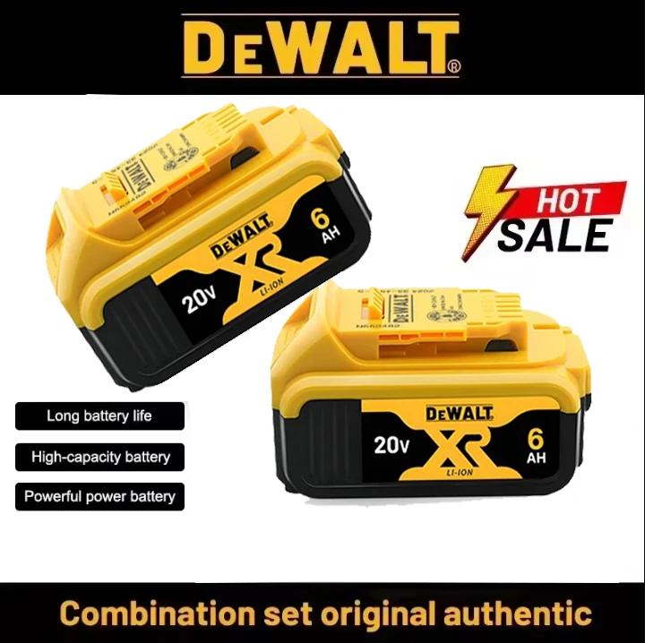 

Оригинальный аккумулятор DEWALT 20В-60В, литий-ионный, перезаряжаемый, DCD805 DCB201 DCB200 DCB609, аккумулятор для электроинструментов. Аккумулятор DEWALT 20V