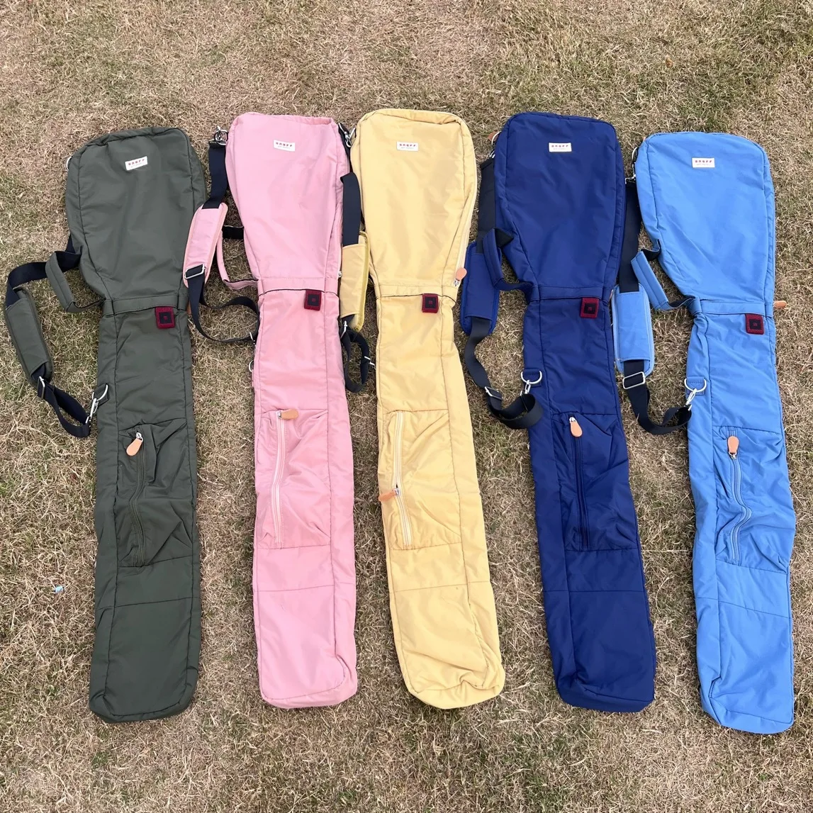 

【Japanese brand】Portable Golf Sunday Bag Lightweight Golf Carry Pouch Waterproof Golf Club Bag for Driving Range