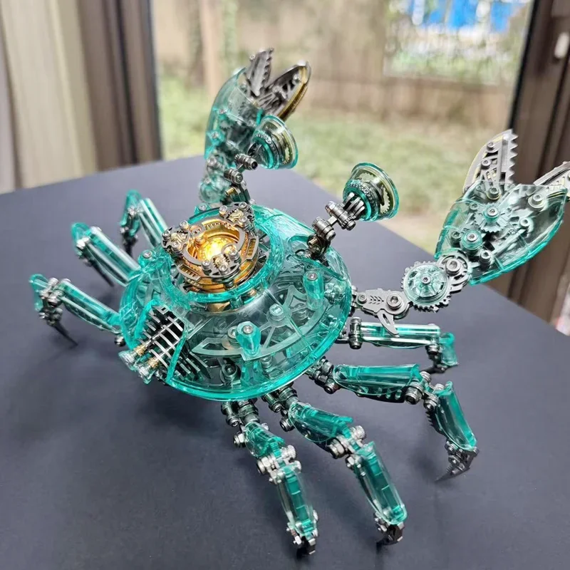 

Металлическая сборная модель краба, модная игрушка, орнамент, сделай сам, 3D-головоломка ручной работы, подарок