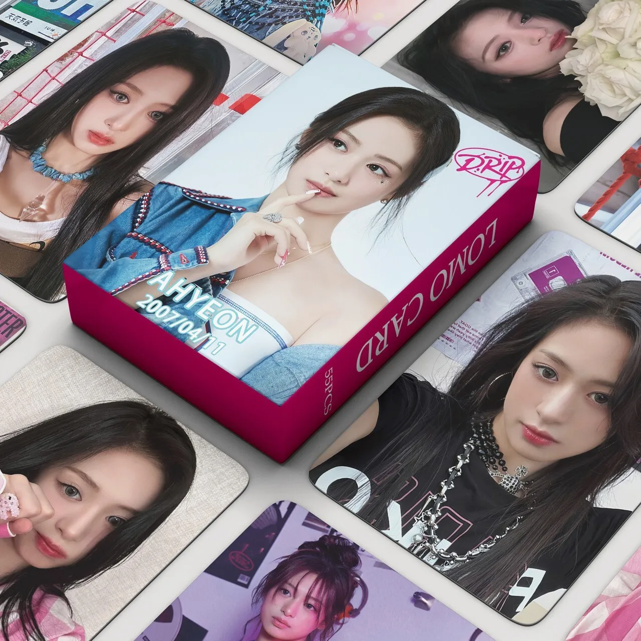 55 Small Zheng Ya AHYEON Single Player Cards DRIP