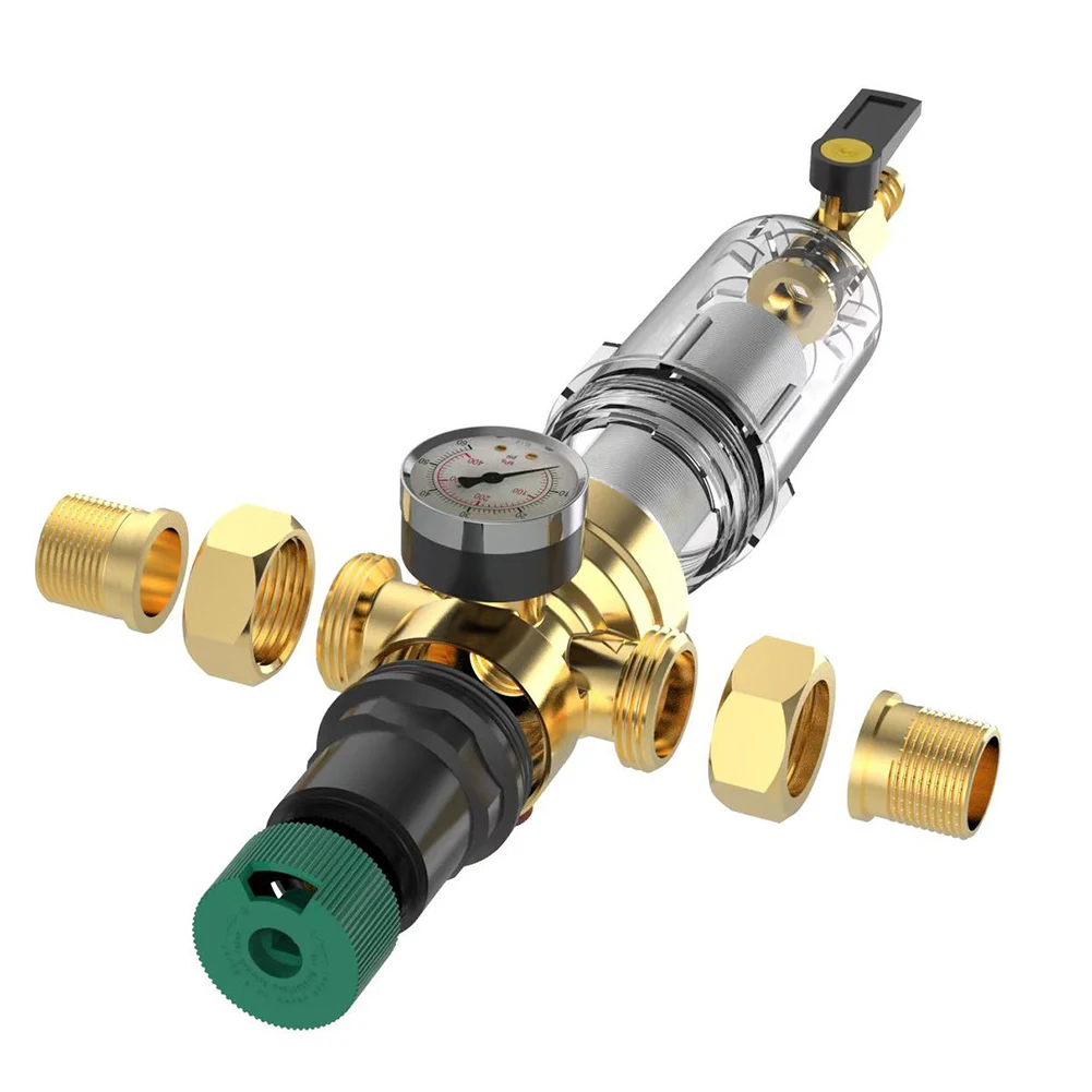 Easy Maintenance Pipe Filter Filter Pipe Filter 251mm Pressure Regulator 1X3 4 Inch Easy Maintenance For Home Use
