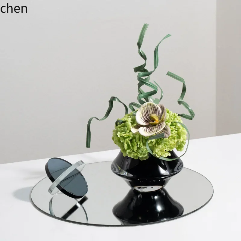 PYH Modern Artificial Green Plants High-end Restaurant Table Green Plants Model Room Living Room Negotiation