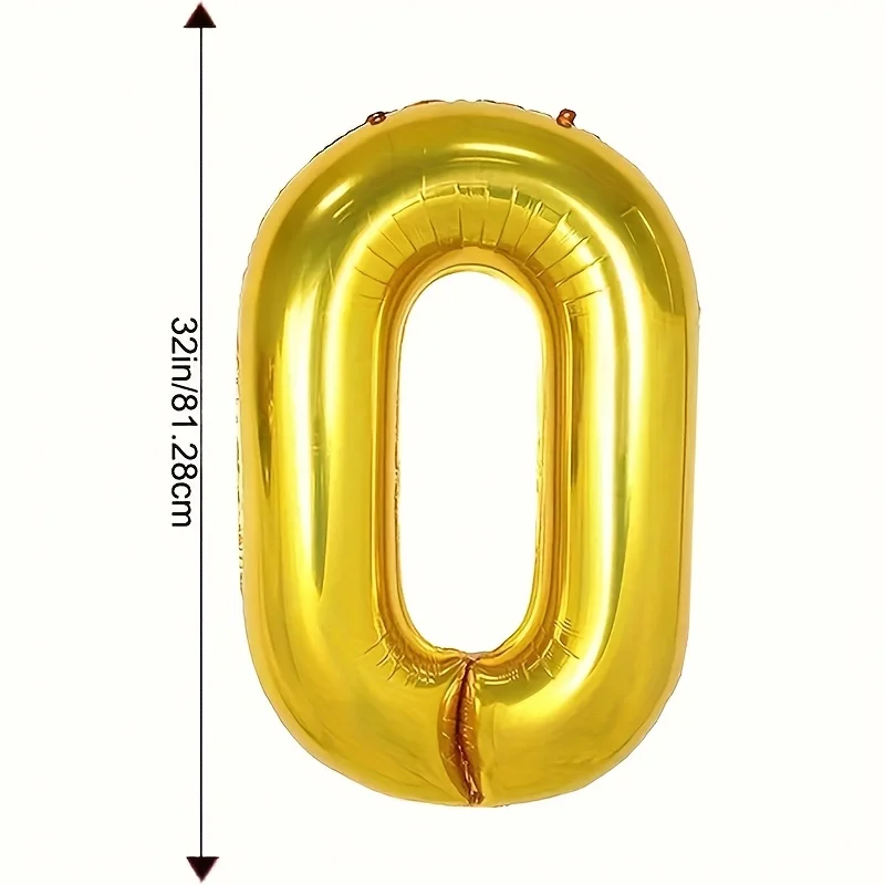 5pcs Sunflower Balloon Yellow Pentagram Birthday 32 Inch Number Balloon Set Festival Party Decoration Baptism Gift