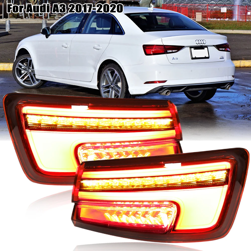 Rear Tail Brake Light for Audi A3 8V Sedan 2017 -2020 Rear Driving Turn Signal Lamp 8V5945092A  8V5945091A cars accessories