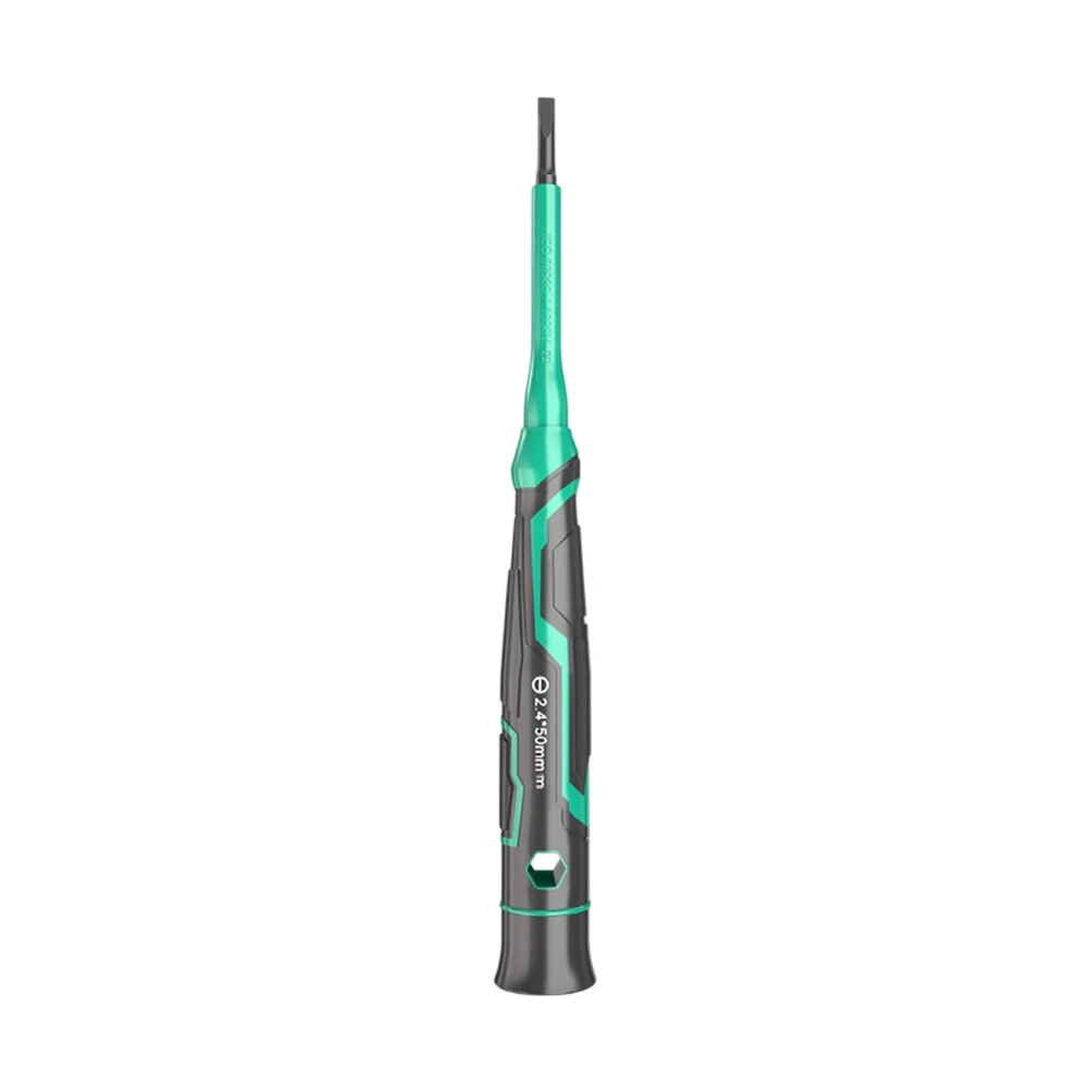 Magnetic Insulated Flat Head Screwdriver Steel 1000V Protection For Electrical Work Clock Repair Precision Hand Tools