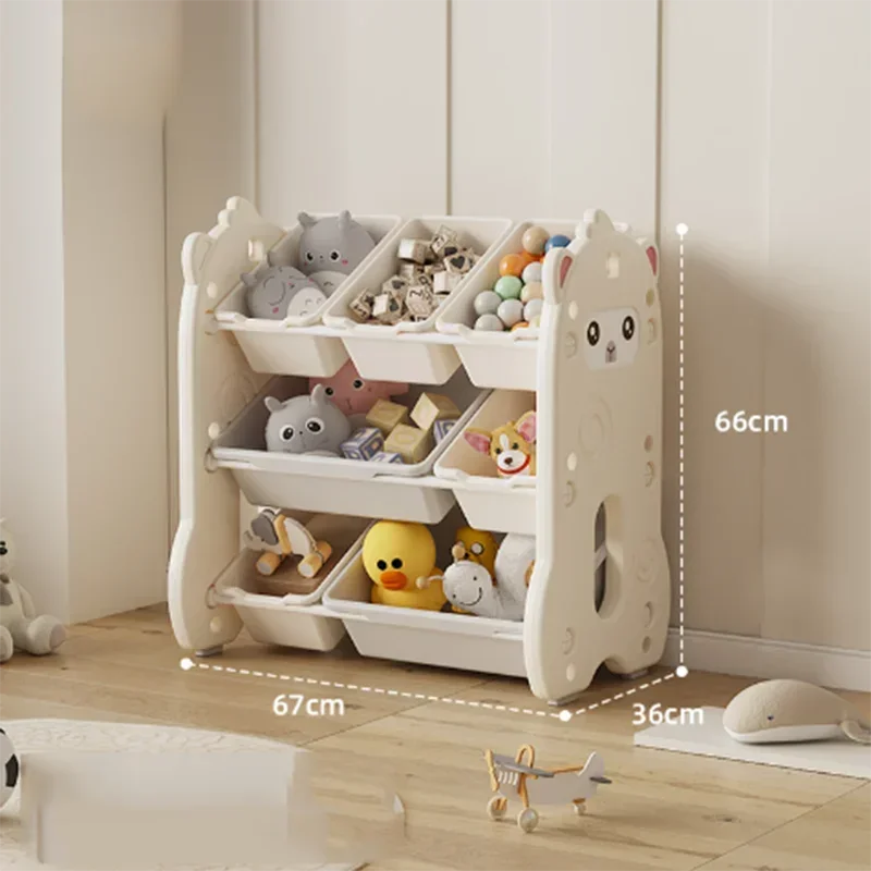 Kids Cabinet Organizer Toys Kid Storage Bookcase Multi-Purpose Shelf Organizador De Juguetes Children's Storage Furniture