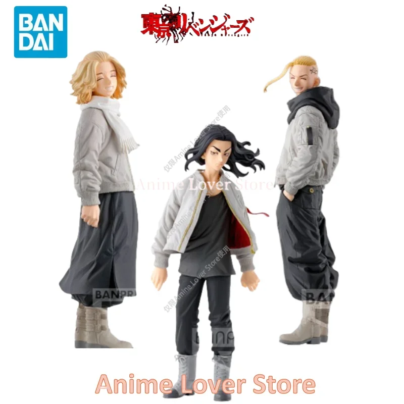 In Stock Original Banpresto Tokyo Revengers Manjiro Sano Baji Keisuke Draken Anime Figures Toys Collectible Model Ornaments