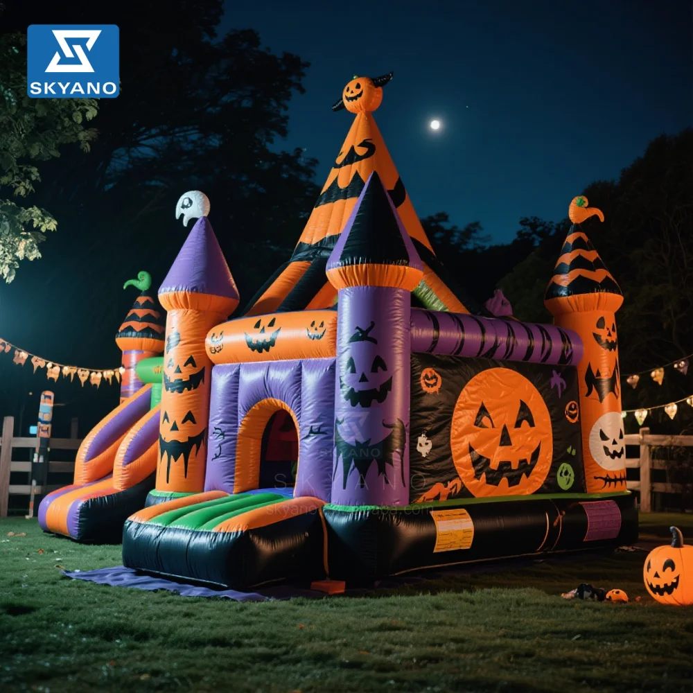 The Oversized Inflatable Halloween Castle Is Fully Immersive Perfect for Playing During Halloween Events