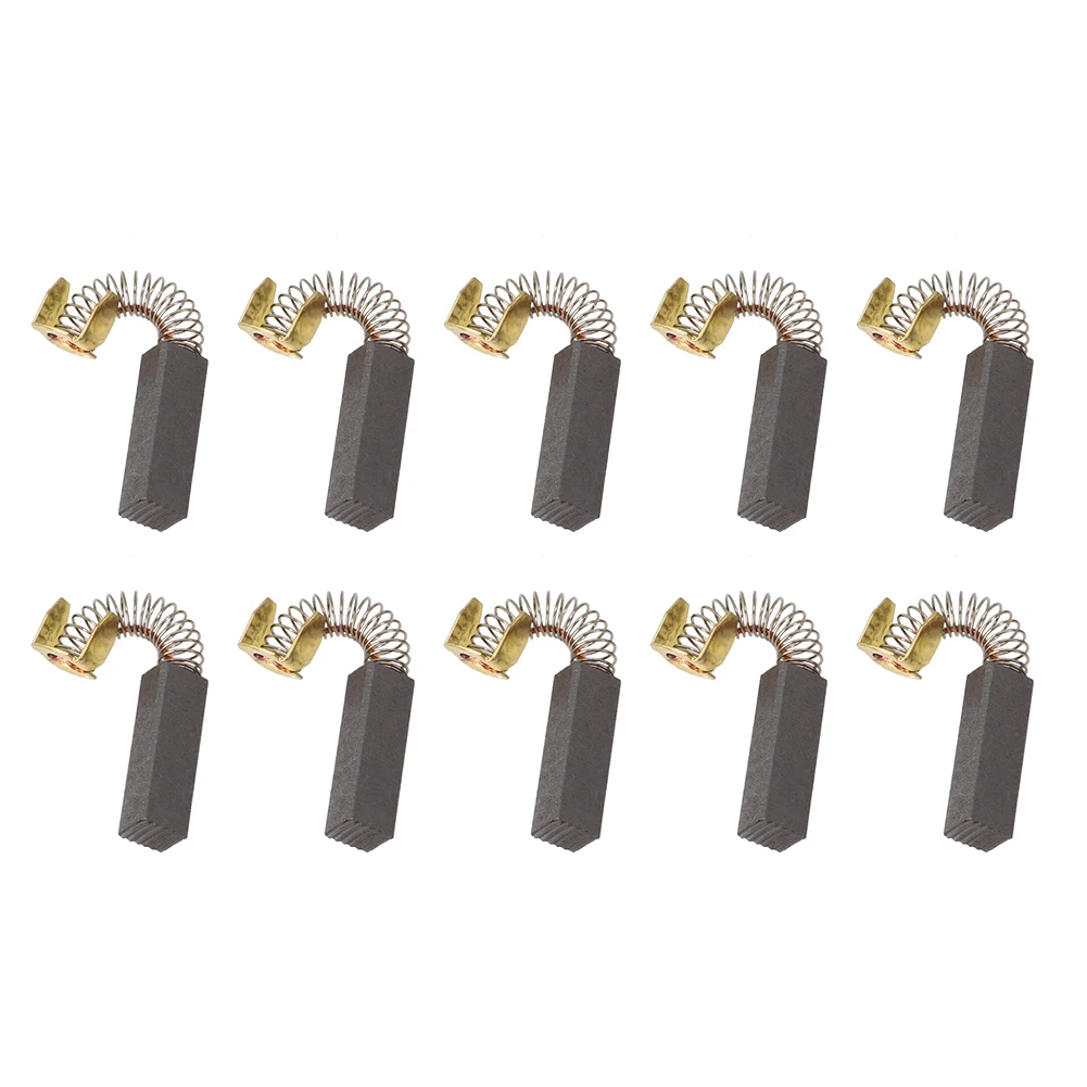 전기 모터 진공 청소기용 카본 브러시 교체, 카본 원형 톱, 세트당 10 개, 20mm X 7mm X 6mm