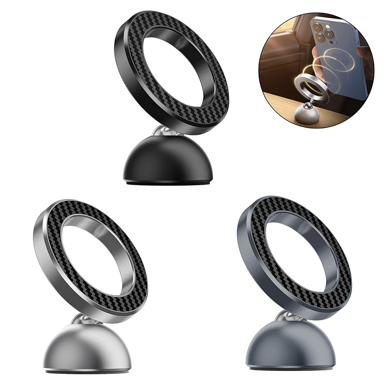 

Magnetic Car Mount Metal Magnetic Phone Holder For Car Upgraded 3M Adhesive Dashboard Car Holder Mount For IPhone 15 14