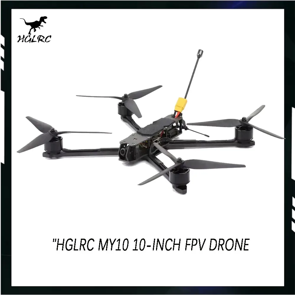 

HGLRC MY10 Long Range FPV Drone - Analog 5.8G 2.5W VTX F405 60A 3215 900KV 6S LiPo Quadcopter