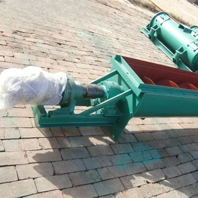 Shaftless screw conveyor, grain ore and sand conveying equipment, U-shaped screw conveyor 4