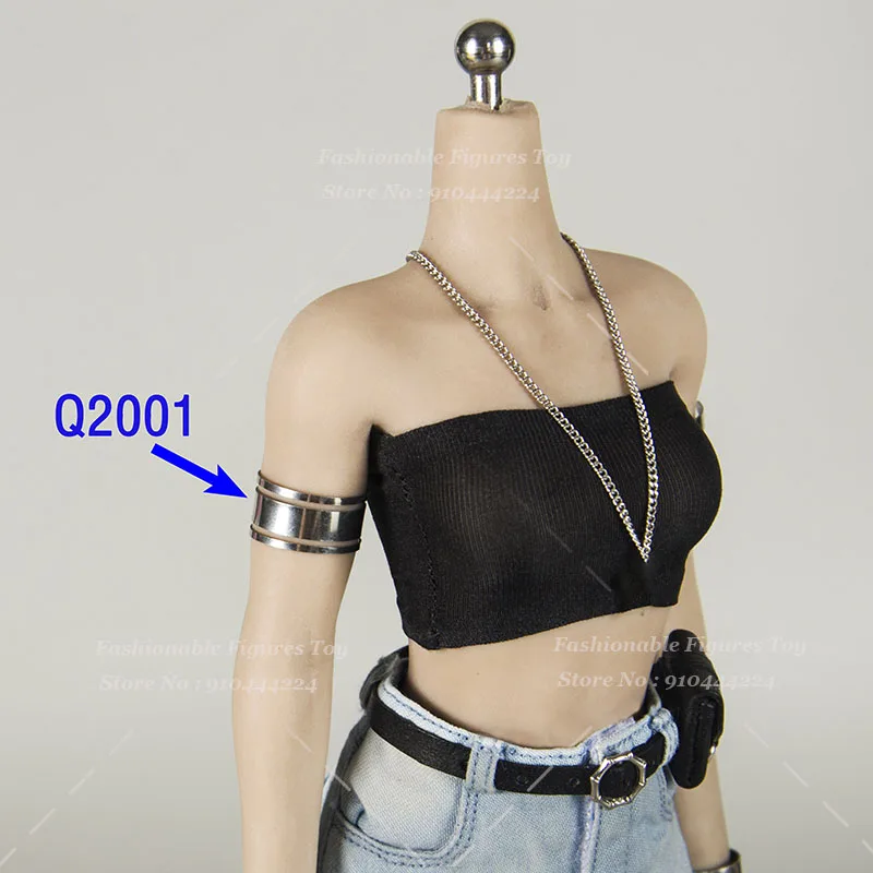 CHILI 1/6 1/12 Scale Soldier Bracelet Arm Ring Leg Ring Bracelet Neck Ring Doll Jewelry Accessory Fit 12Inch Action Figure Dolls