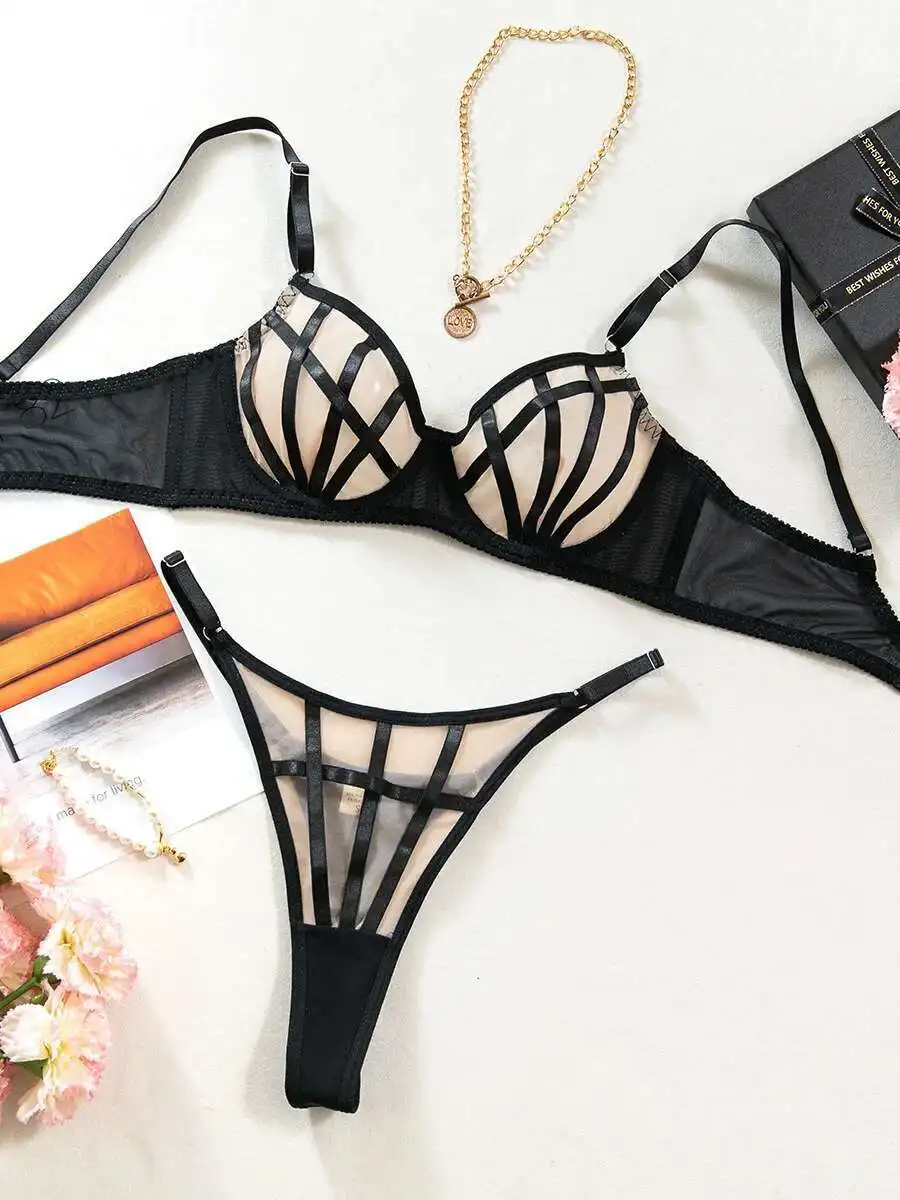 เซ็กซี่ตาข่ายลายบิกินี่Backless Deep V Suspendersบิกินี่สําหรับสปาและHot Springsกีฬาทางน้ําCruise Tripบิกินี่KNZV