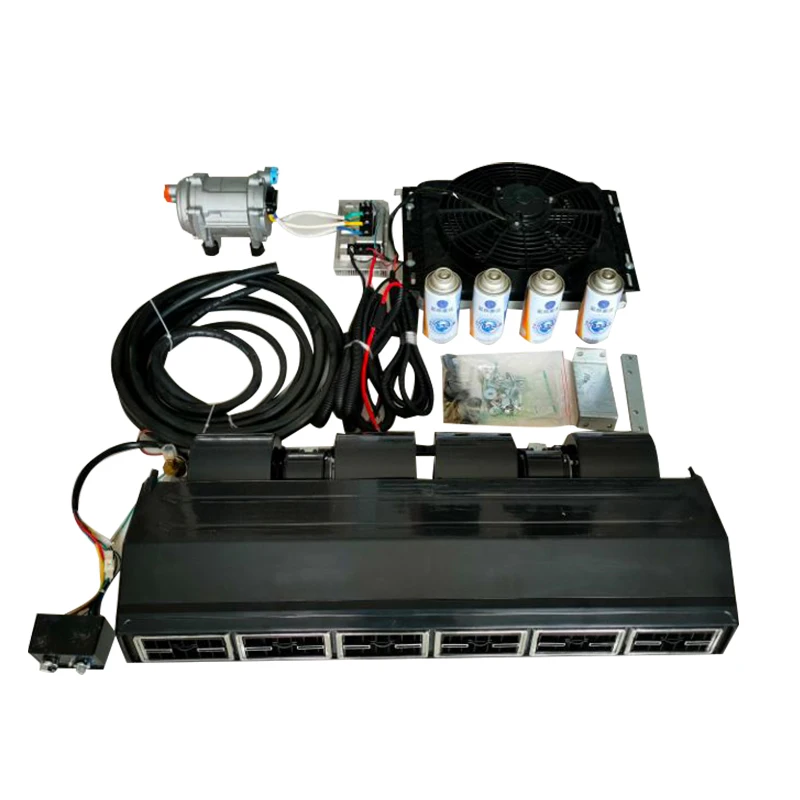 Mini Aire Acondicionado Eléctrico de 12V para Auto, Evaporador de Aire Acondicionado para Vehículo, Enfriador de Estacionamiento