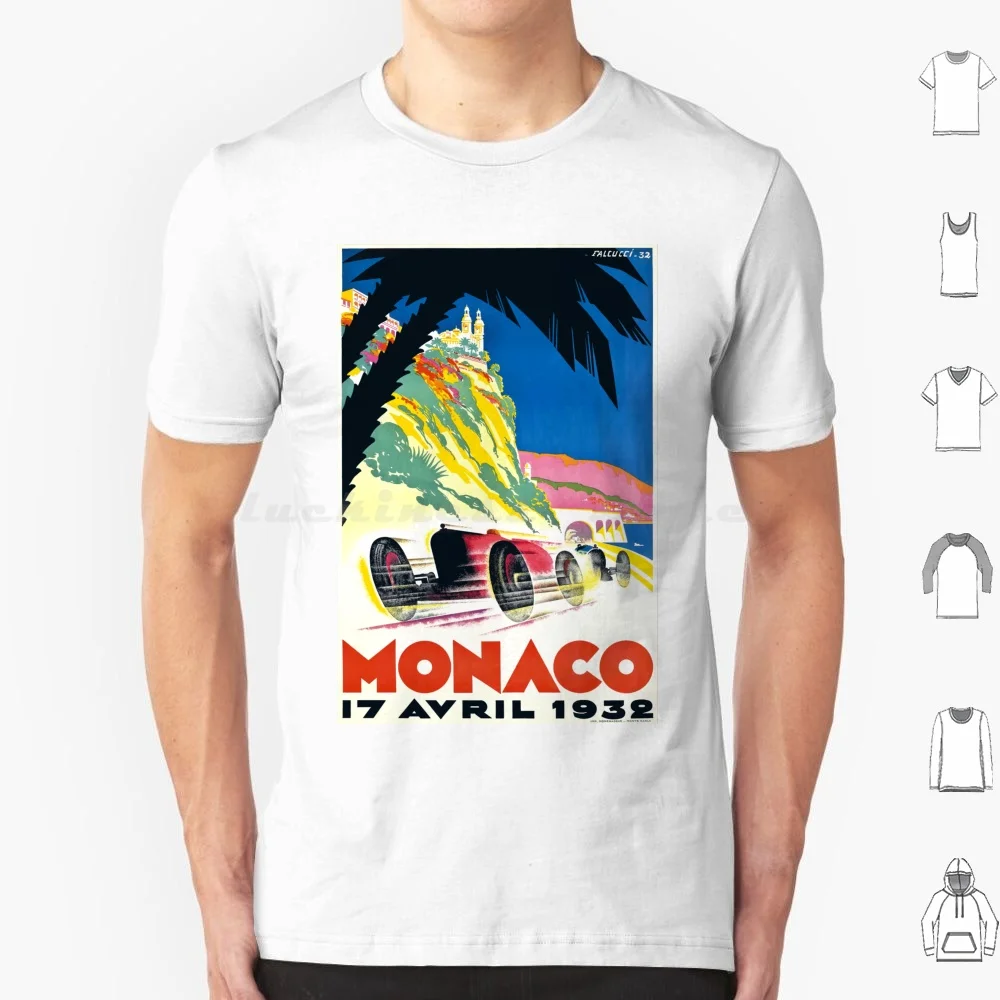 1932 Monaco Grand Prix Automobile Race Poster T Shirt Men Women Kids 6xl Monaco Grand Prix Vintage Grand Prix Vintage Racing