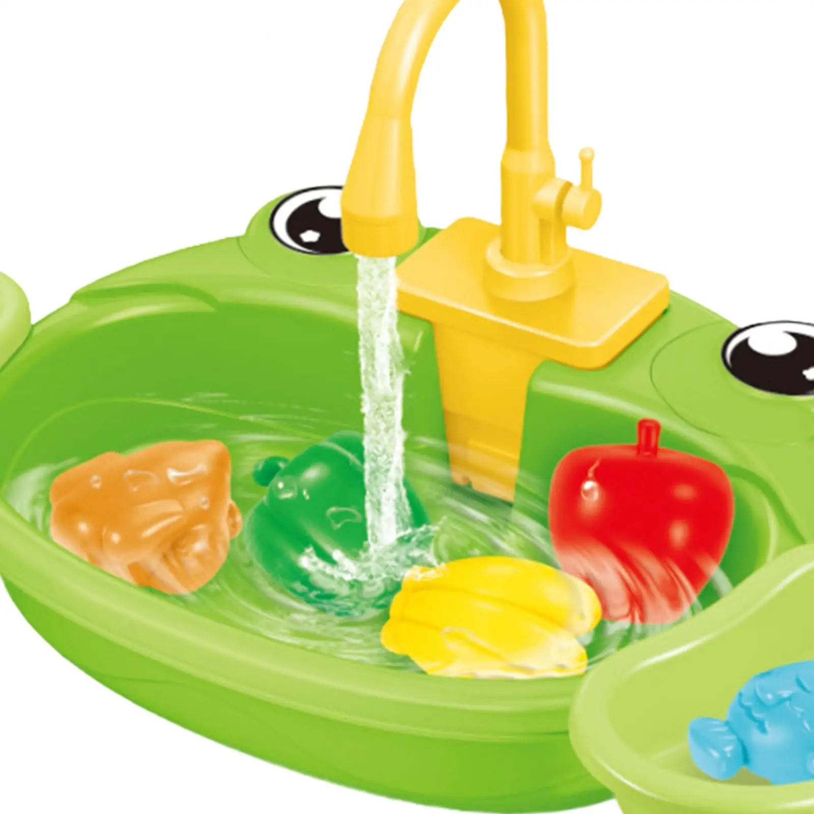 Kitchen Sink Toys with Running Water Automatic Water Cycle System Educational