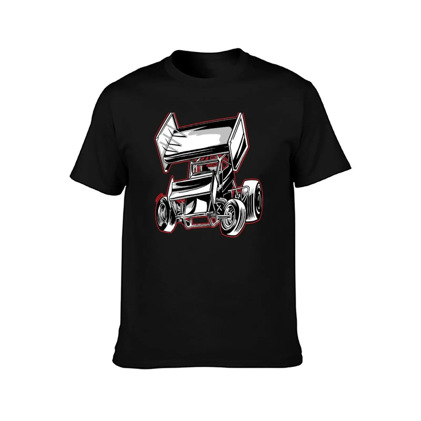 Offroad Rally Sprint Car. T-Shirt Basic Lightweight Short Sleeve Tee T-Shirt