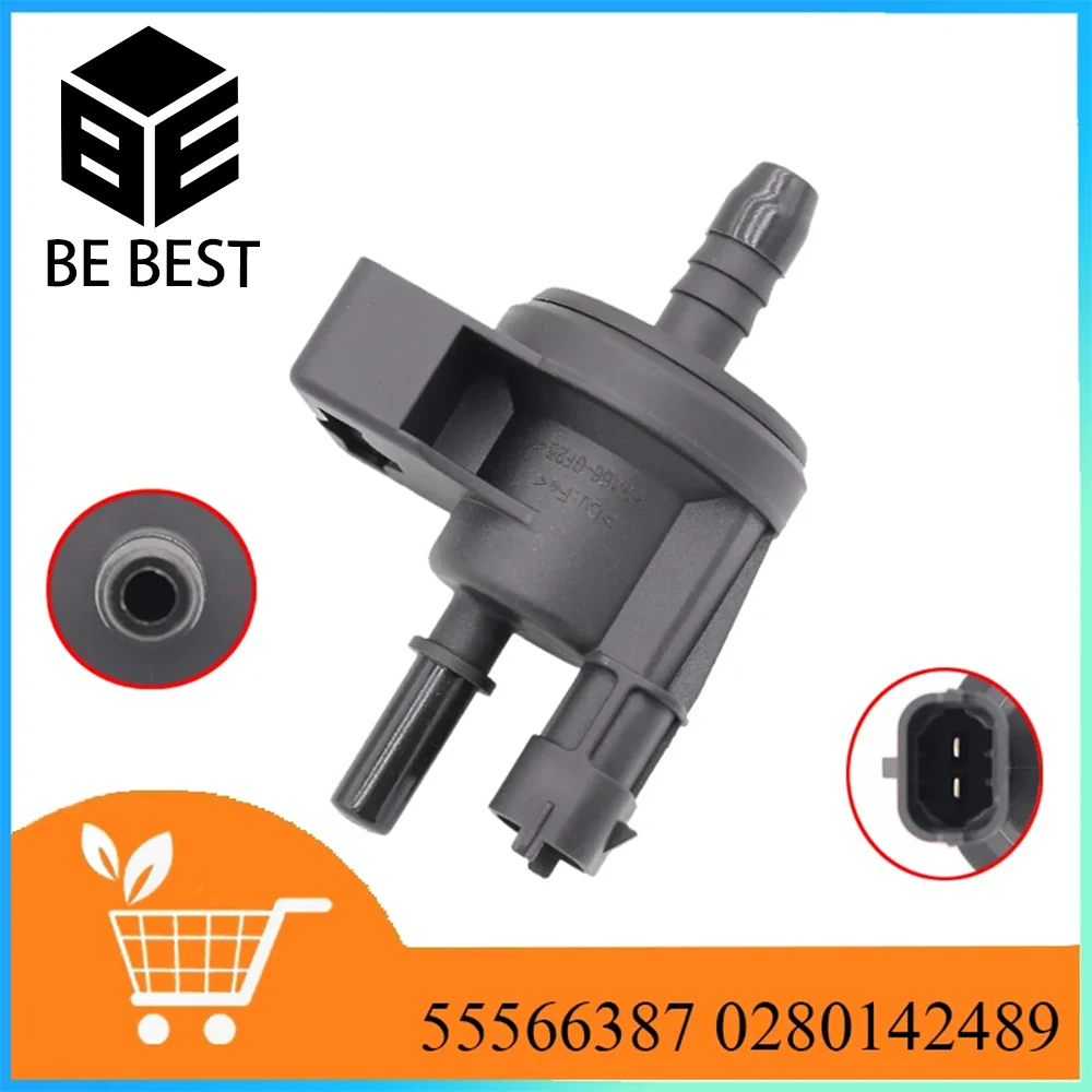 

55566387 0280142489 Esaever Vapor Carbon Canister Turbo Топливный бак Сапун Электромагнитный клапан управления очисткой для Chevrolet Cruze Opel