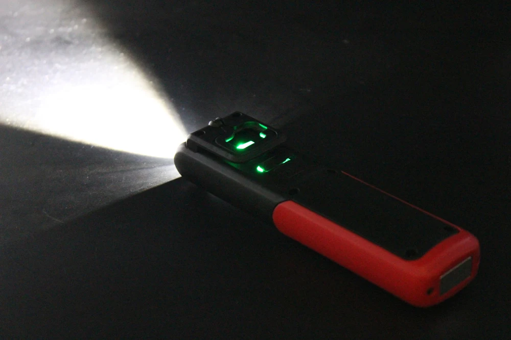 LED USB Flashlight Portable Torch COB USB Rechargeable Work Light Lamp  Magnetic LED Work Lights Lighting Built in Battery