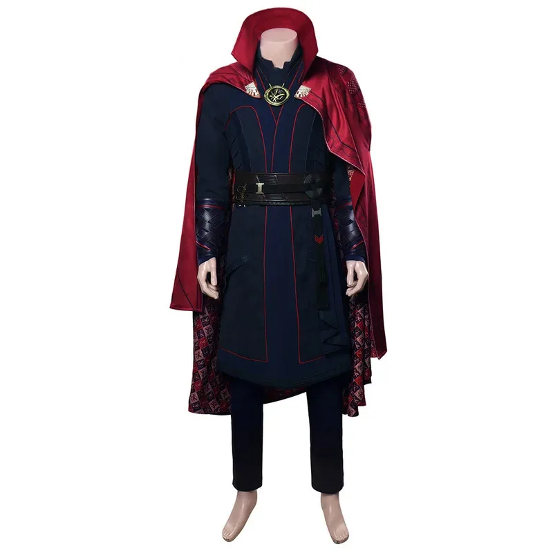 

Madnes Strange Cosplay Costume Outfits Halloween Top Coat Cloak Pants All Set Carnival Suit