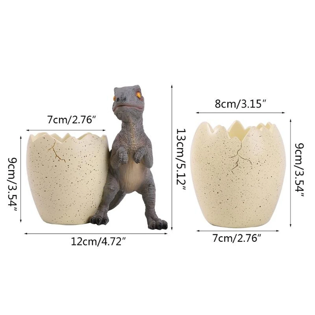 Porta Lápis Dinossauro, Organizador de Mesa, Material de Escritório, Resina para Desktop Decor, Homem, Mulheres Presentes de Natal
