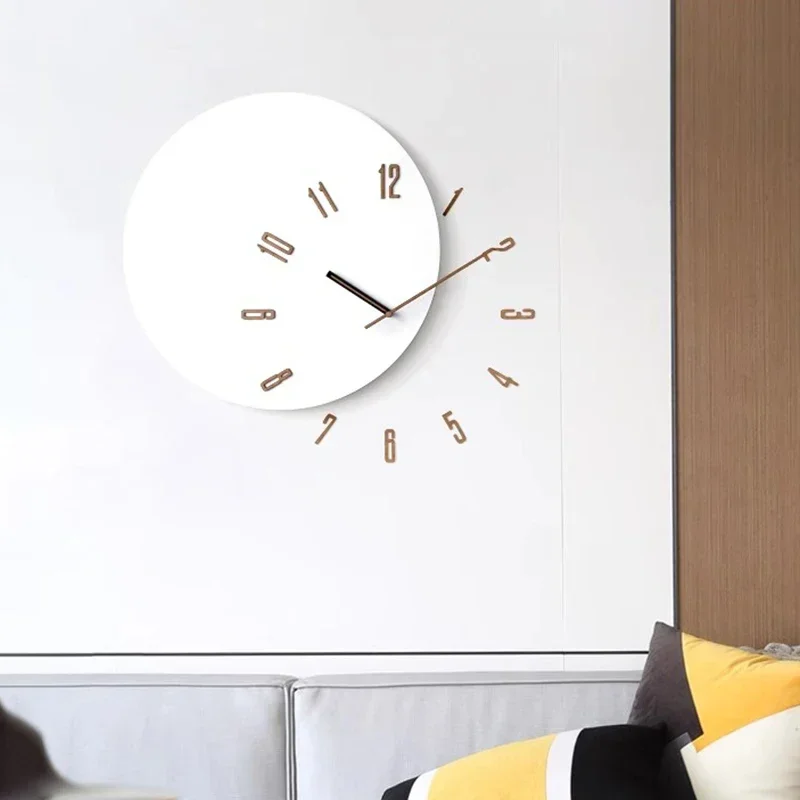 Minimalist Wall Clocks Nordic Modern Luxury Clocks Household Creative Silent Clock Elegant Aesthetic Design Home Decoration