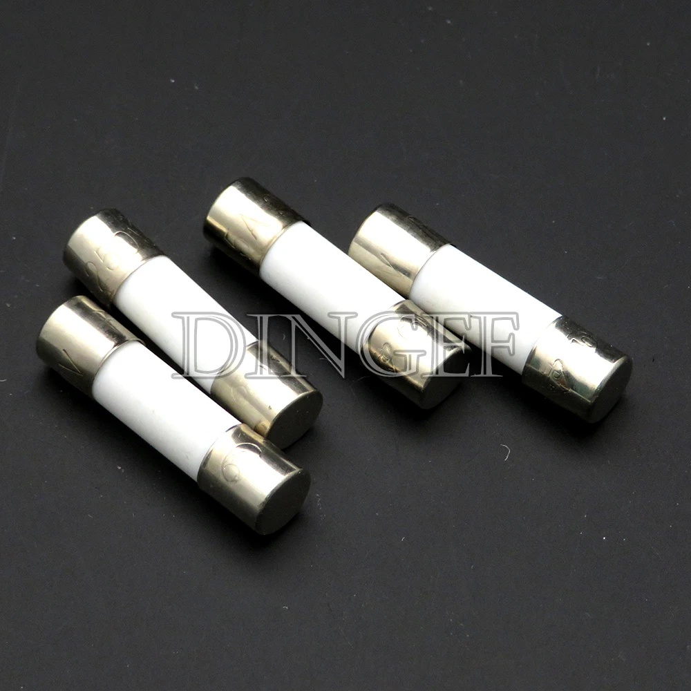 50PCS 10 Kinds Fast Ceramic Fuses Kit 250V 5mm x 20mm 0.25A 0.5A 1A 2A 3A 5A 8A 10A 15A 20 AMP Fuse Tube Assortment ibuw