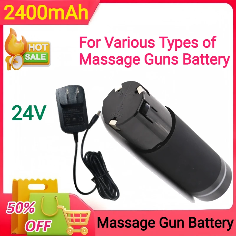 

24V 2400mAh High-capacity Massage Gun Battery for Various Types for Massage Guns/Fascia Guns