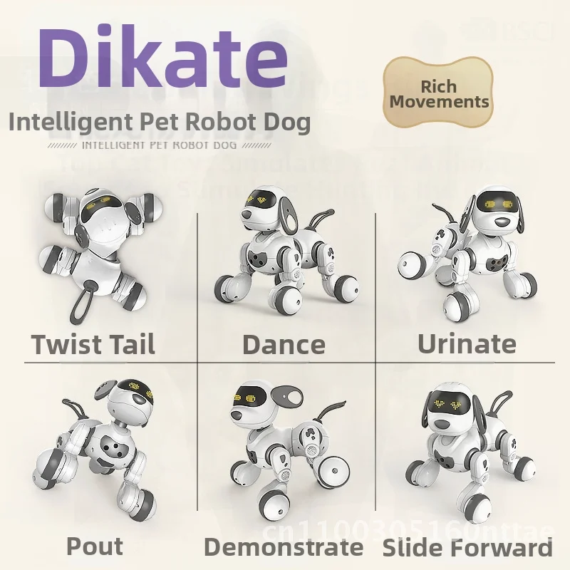 Yingjia 18011 ذكي برمجة روبوت الكلب التحكم عن بعد الموسيقى الكهربائية لعبة الرقص للأطفال التعليم المبكر هدية #1