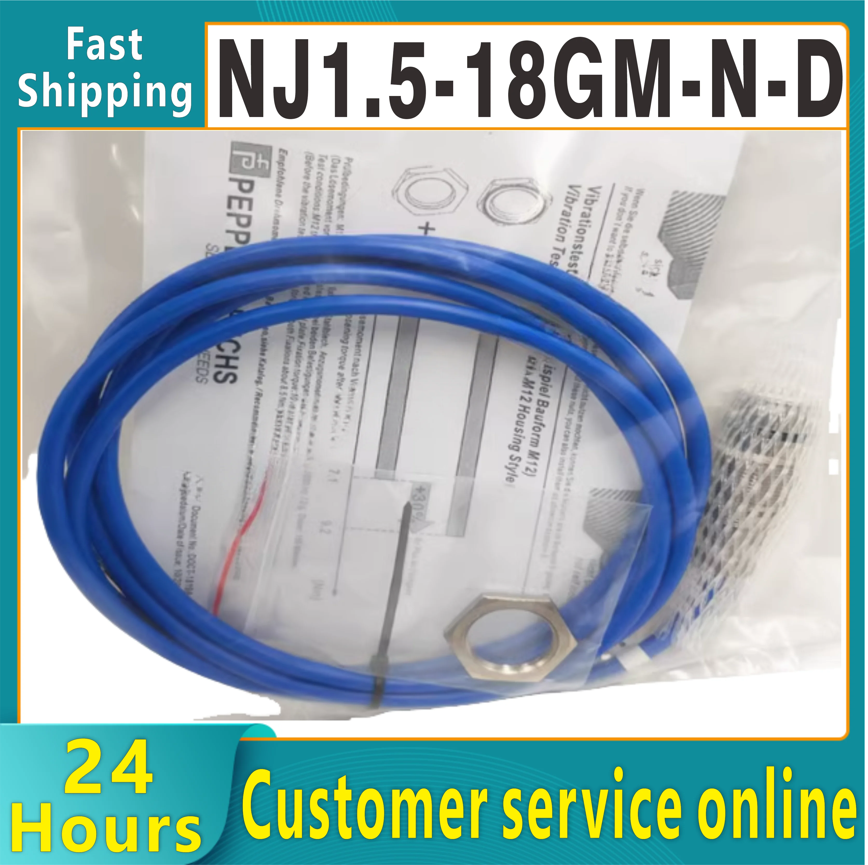 

NJ1.5-18GM-N-D P+F proximity switch sensor, a new high-quality sensor