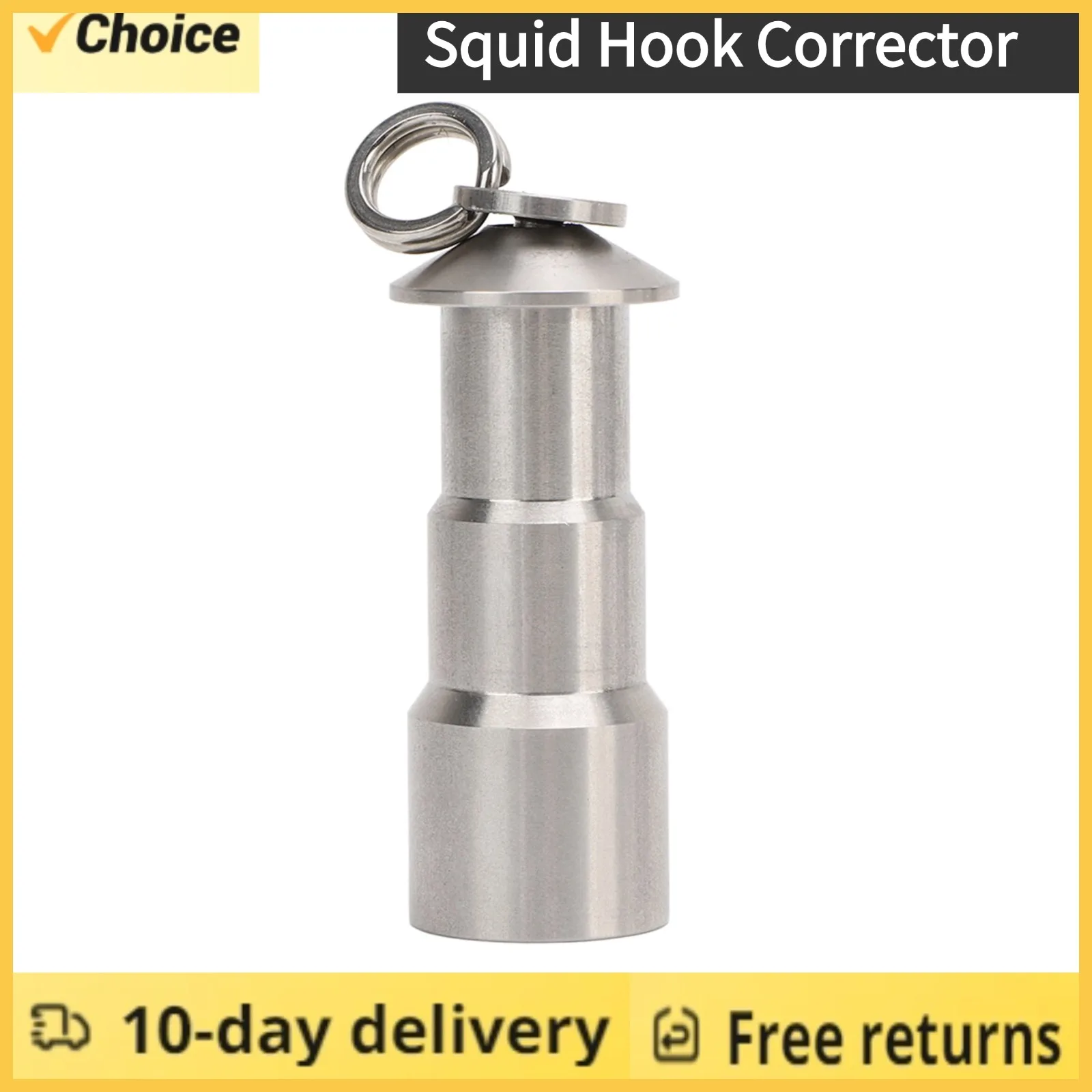 Squid Hook Corrector Squid Hook Repair Tool Efficient Use Sturdy Rust Proof Portable High Strength Stainless Steel for Outdoor