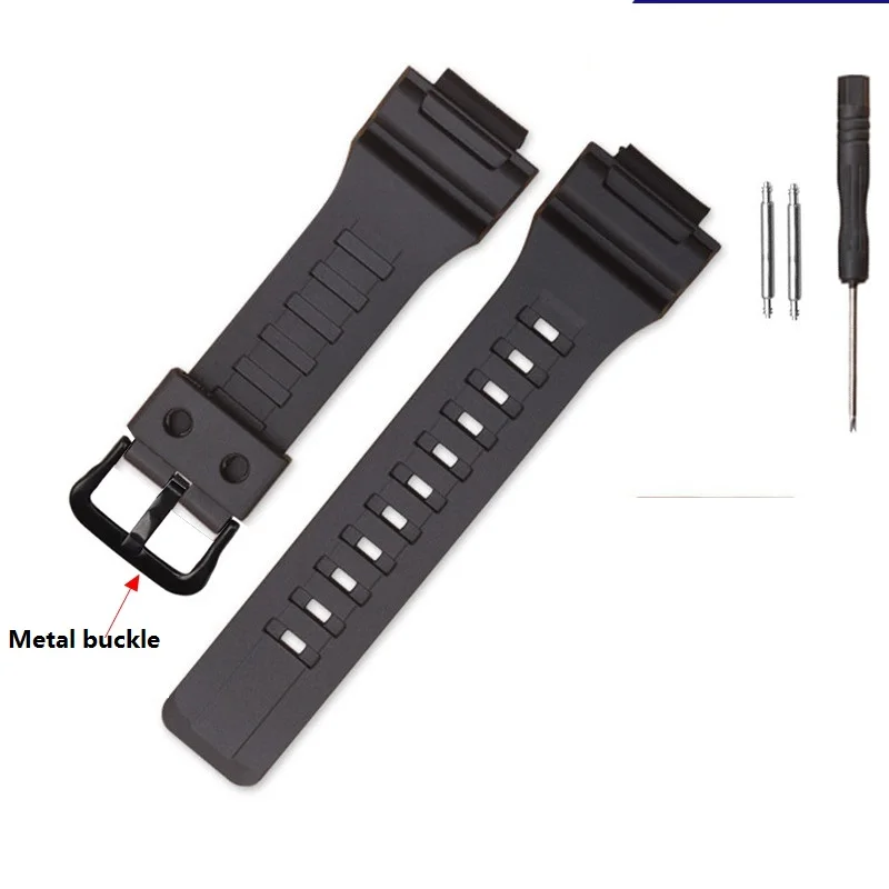 Silicone Rubber watchband wristband watches band for casio AE1400  Resin watch strap mcw200 bracelet watch