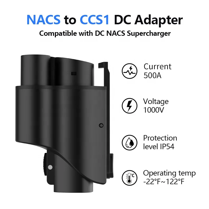 뉴팩토리 NACS-CCS1 전기차 어댑터 EV 커넥터 최대 500A 1000V NACS-CCS 충전 어댑터 (테슬라 슈퍼차저용) 썸네일 3