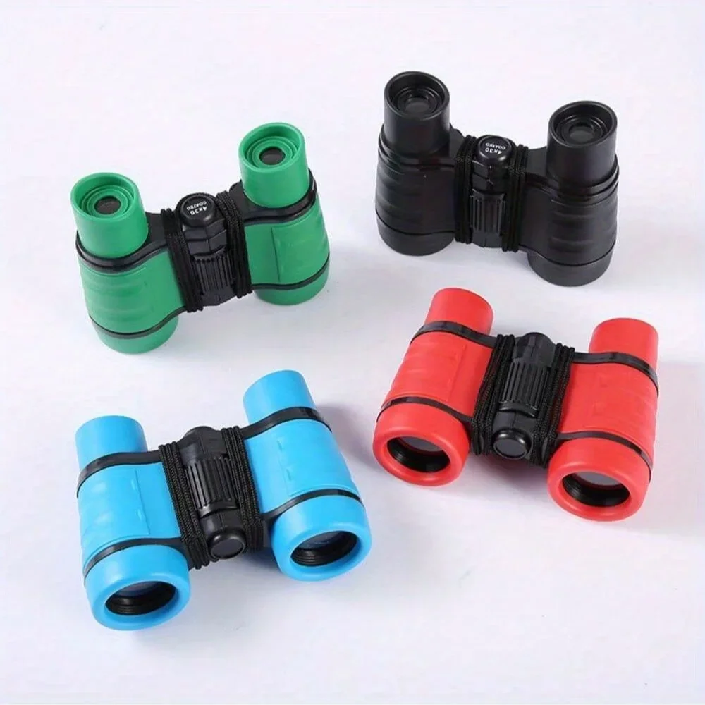 Kinderfernglas 4x30 – Gummigriff, Taschenformat, Kunststoffoptik, ideal für Outdoor-Sport und Spiele, bestes Geschenk für Kinder – Detail 3