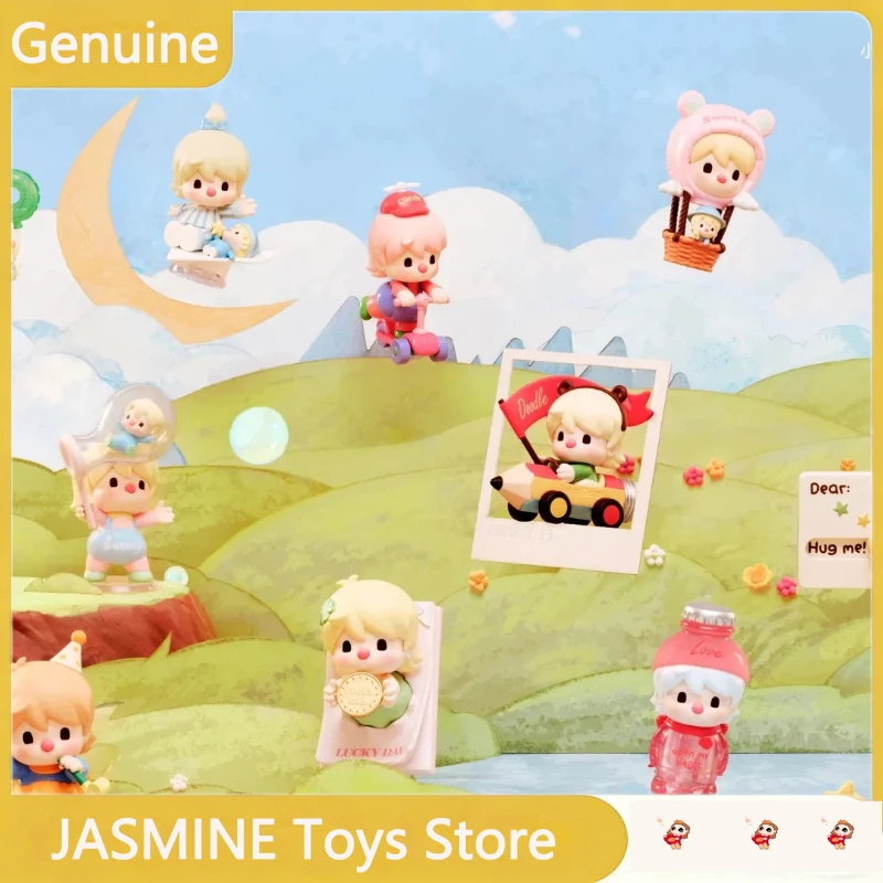 

Pop Mart Sweet Bean Chasing Light Memory Series Blind Box Collectible Figures Desk Decor Daily Life Toy Gift For Anime Collector