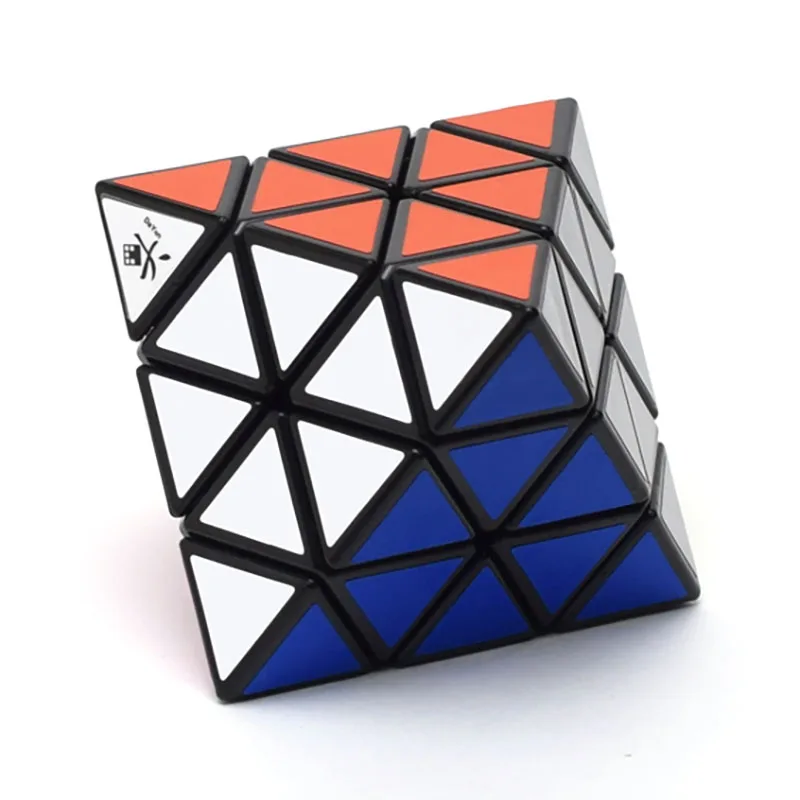 DaYan – Cube octédoïque d'angle en édition limitée, noir et blanc, jouet éducatif Transparent de forme irrégulière pour enfants
