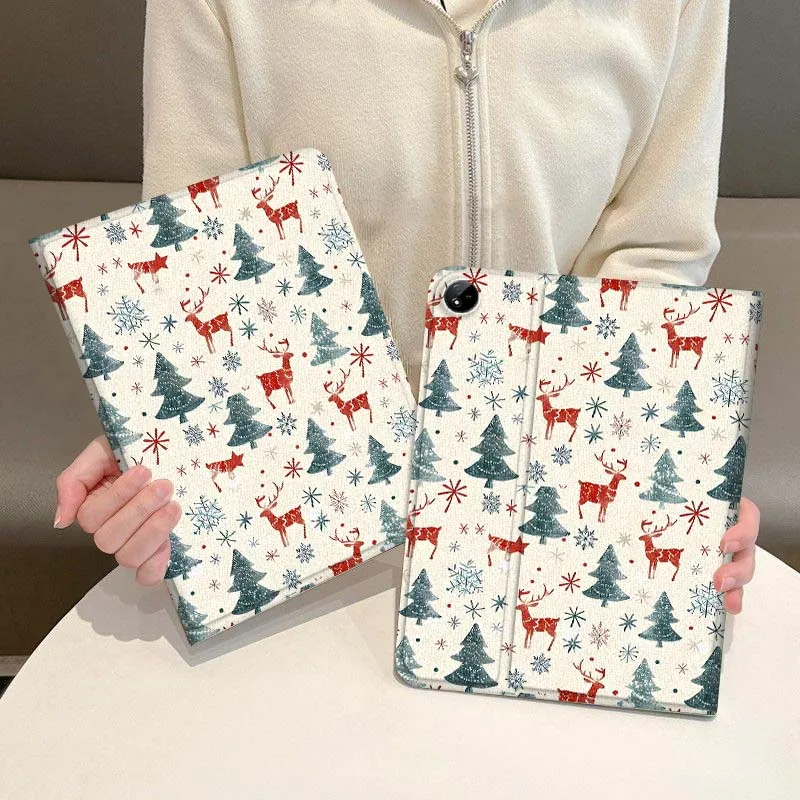

Christmas Deer Design Tablet Case For Vivo IQOO Pad Air Pad3 IQOO Pad5 Pad2 Pad3 SE Pro 11.5 12.1 12.3 13 Inch