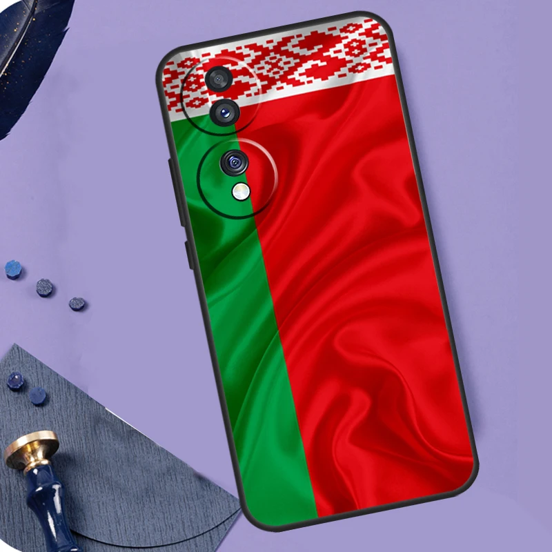 Belarus Flag Phone Case For Honor 90 Lite 70 50 Magic 5 6 Pro X6 X7 X8 X9 X6a X7a X8a X9a X9b X8b Cover