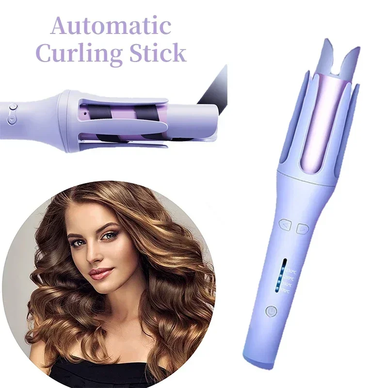 Automatic Hair Curler Forming In 10 Seconds Anion Electric Rotation Without Injury Scald Proof Hair Styling Curling Iron 32mm