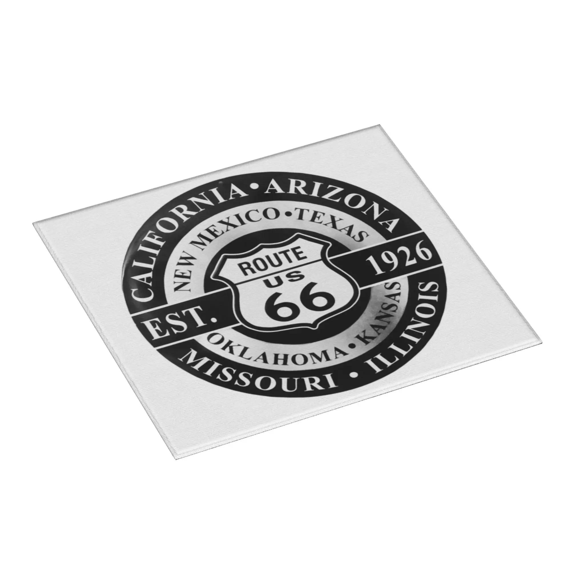 Americas Highway Route 66  Non‑Slip Waterproof Absorbent Barware Tableware Oil Proof Reusable USA Highway Mat For Kitchen