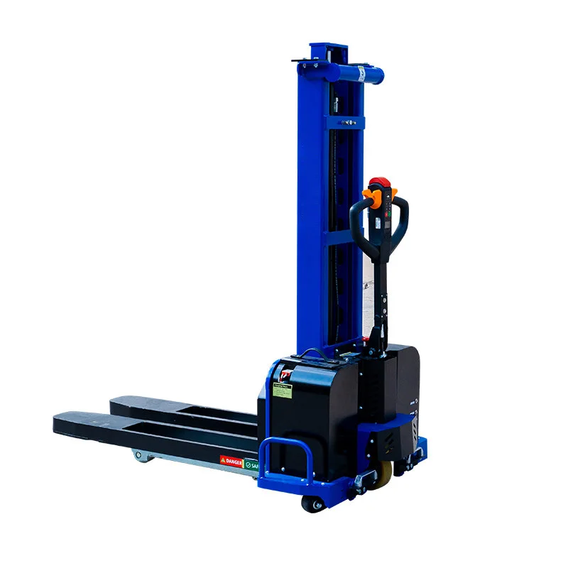 Portable All-Electric Self-Lifting Pallet Jack, Electric Self-Lifting Pallet Jack, Hydraulic Cylinder, Battery-Power(Customized)