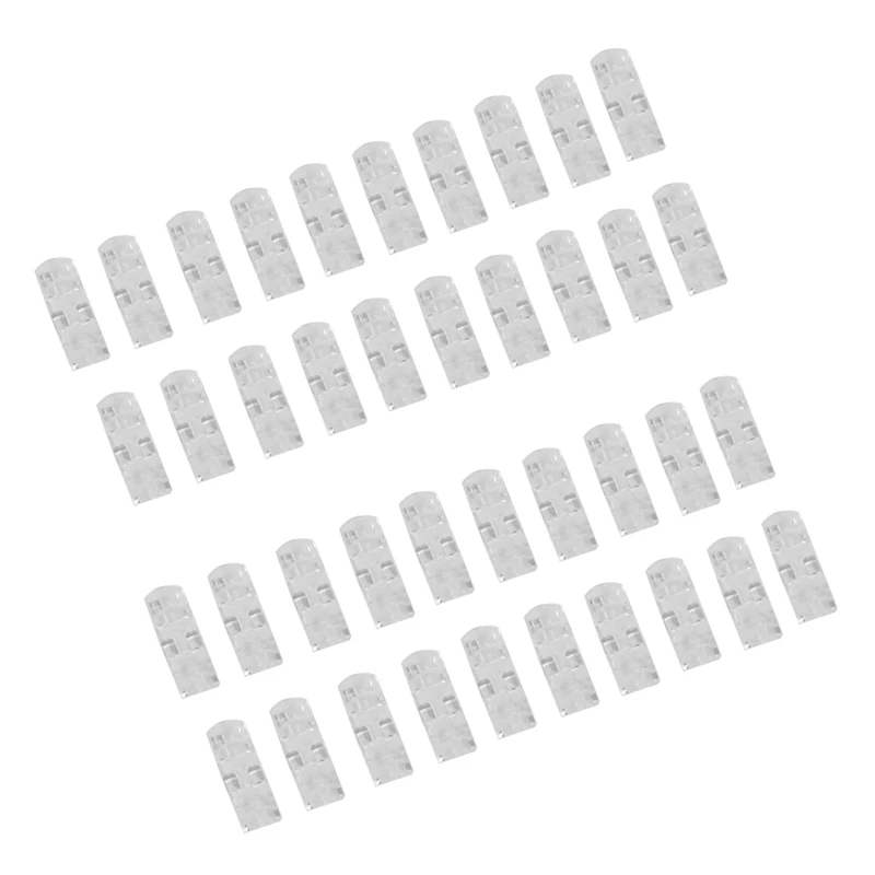 Grampo de fixação do fio para Desktop Wire, Clear Up Clips Holder, Dispositivo de clipe de cabo, Suporte de clipes USB, 40pcs