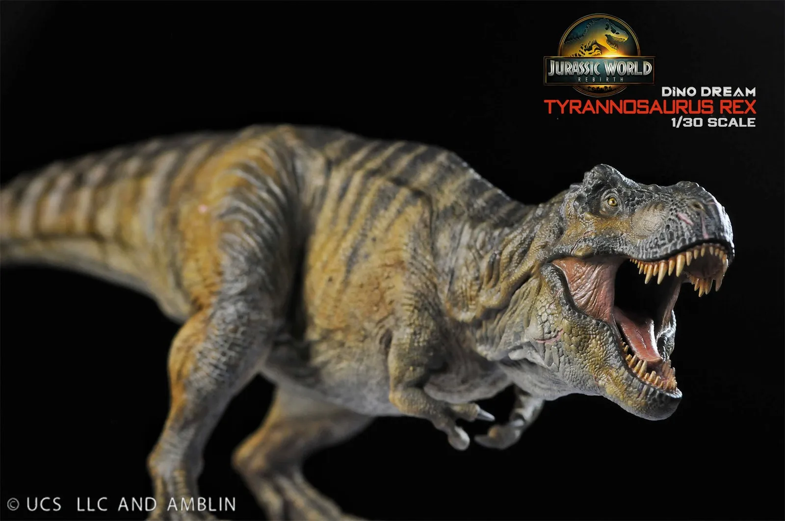 DINO DREAM Modelo de Tiranosaurio Rex a Escala 1:30, Colección de Decoración de Animales, Accesorio para Escenas, Regalo de Cumpleaños