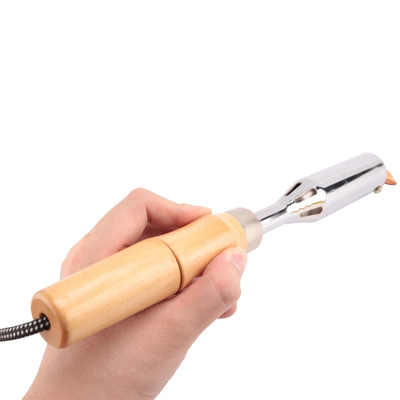 Insulated Wooden Handle Electric Iron High Power Soldering Iron Household Electrician Welding Electric Iron Iron Soldering Iron