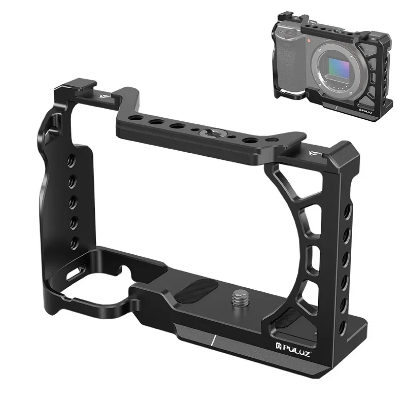 Metal Camera Cage Expansion Mount Stabilizer Rig For Sony A6500 / A6400 / A6300 / A6000 Camera Accessories