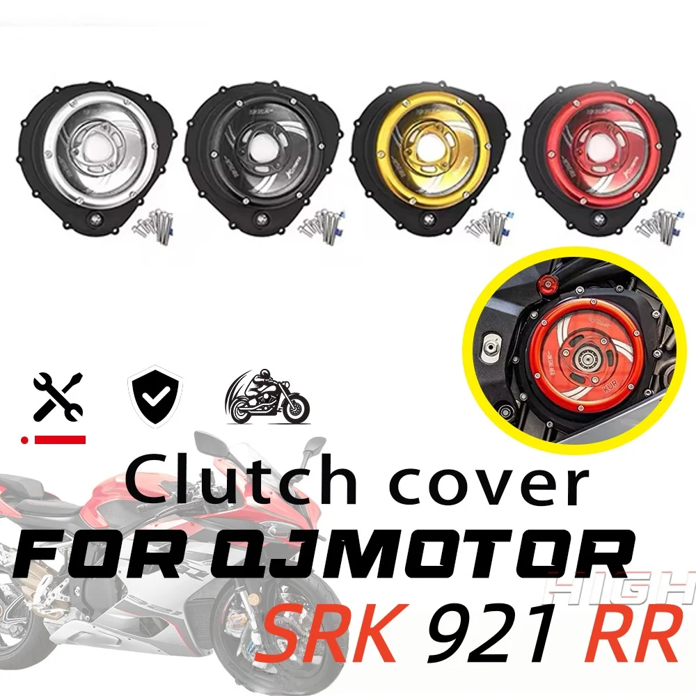 For QJMOTOR SRK921RR Clutch Cover Outer Housing Protective Guard for SRK 921RR