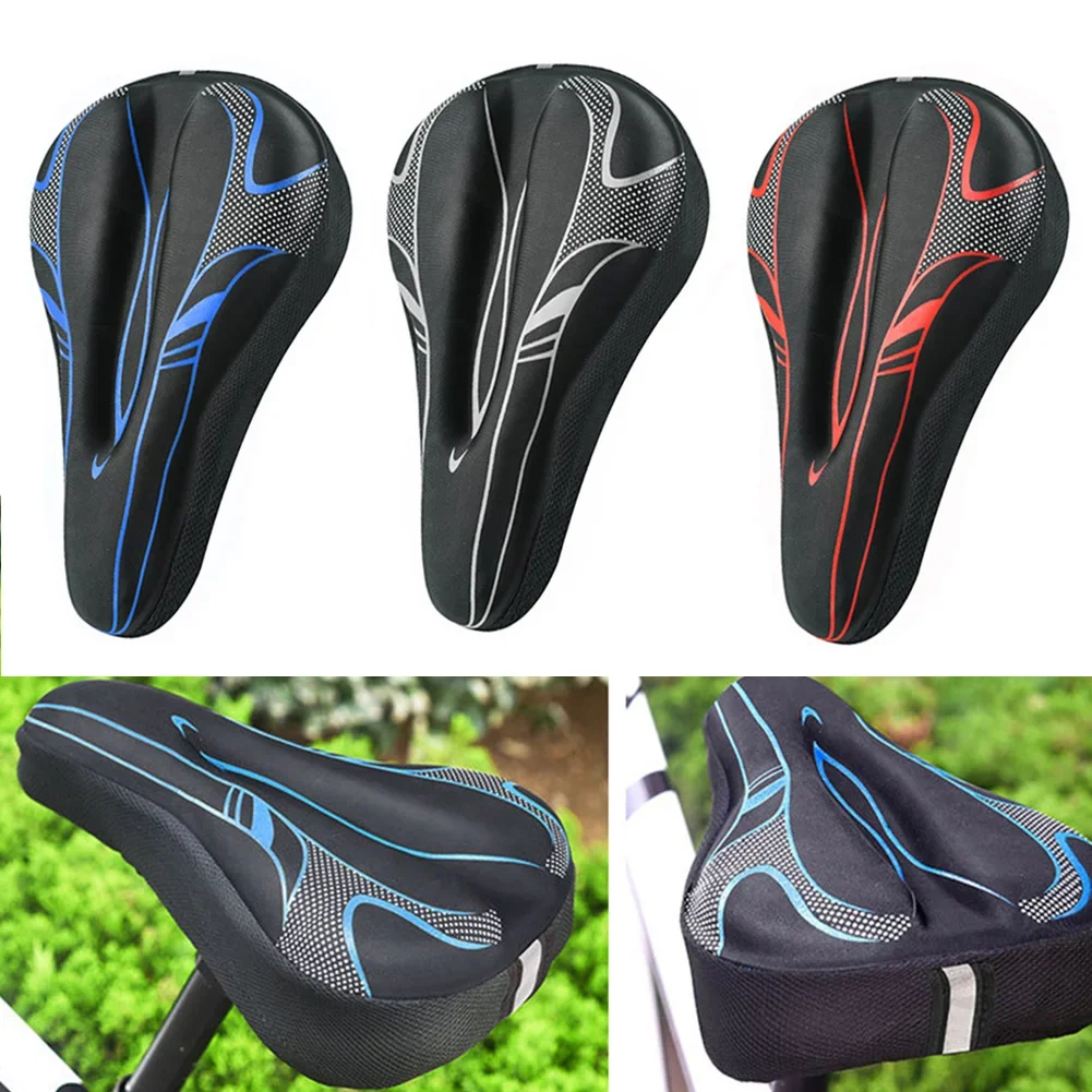 Resistant To Wear And Tear Daily Commuting Bicycle Seat Cover Silicone Bike Cushion Easy To Install Enduring And Long-lasting