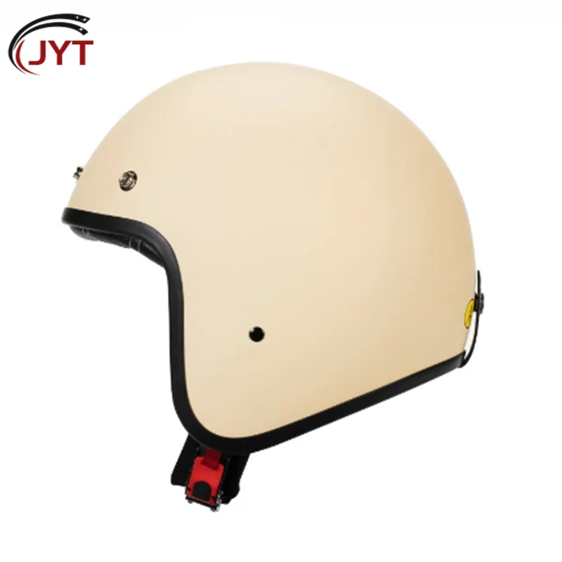 

Белый мотоциклетный шлем с открытым лицом 3/4 из яичной скорлупы и мягкой внутренней подкладкой, двойная сертификация, идеально подходит для туристической езды для взрослых