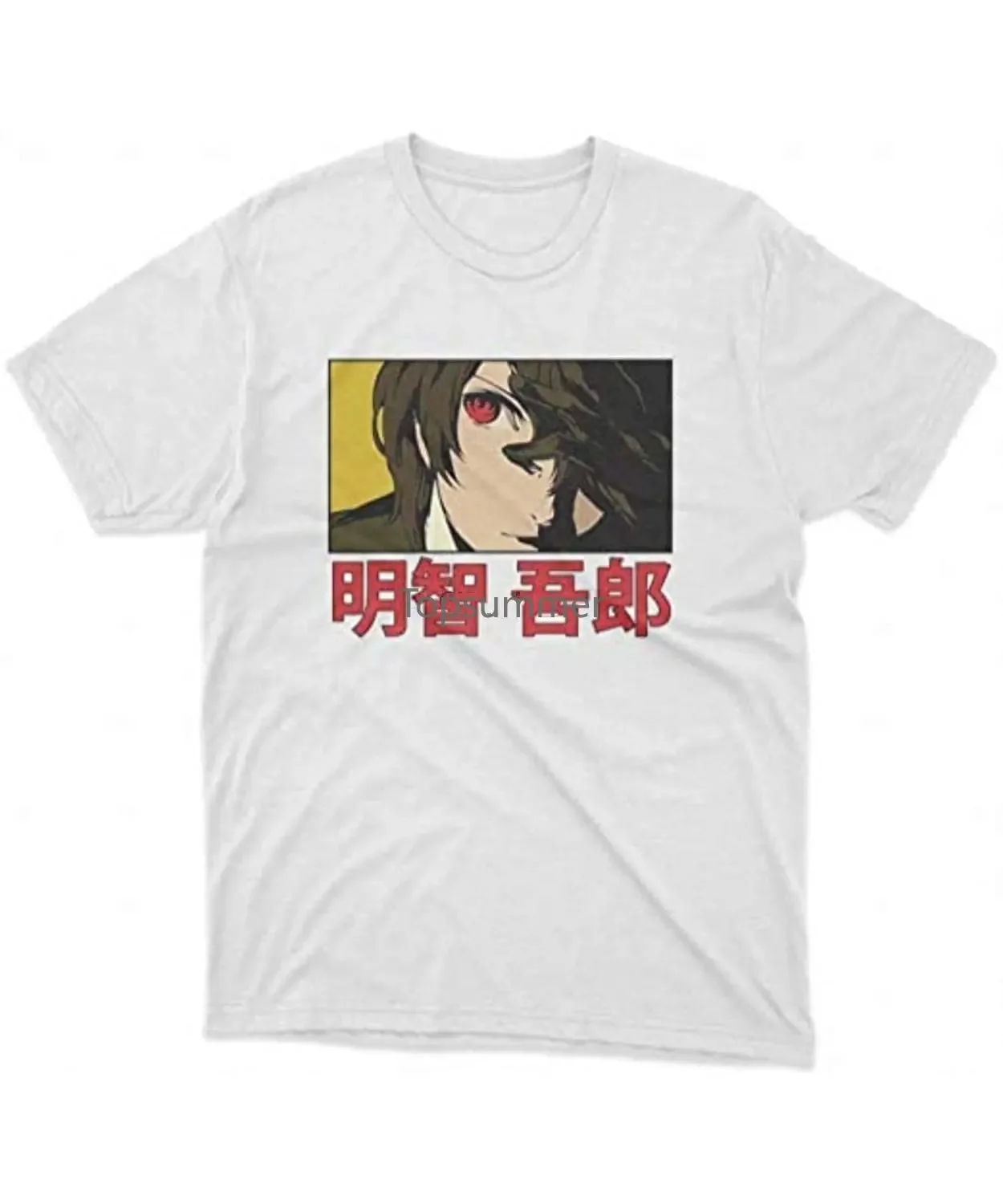 Persona 5 Goro Akechi Game Gift Gaming Shirt Anime Shirt Manga Shirt Gift For Gamer Online Gamer Gift Video Game Sh(1)